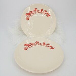 Pair of Le Comptoir De Famille France Le Petit De'Jeuner Plates 8-1/4"